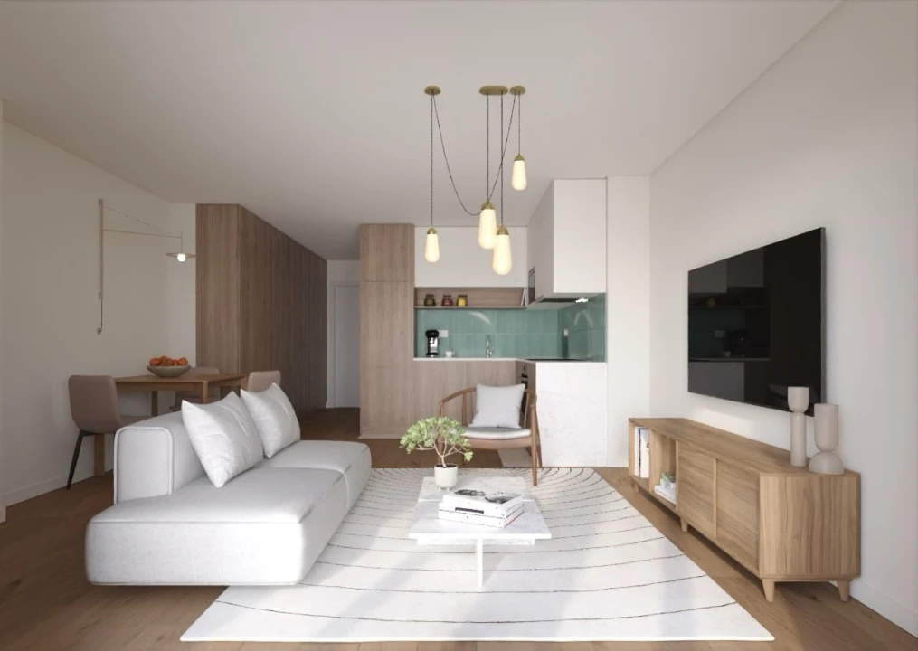 Apartamento T2 para Venda em Carcavelos e Parede Foto 2