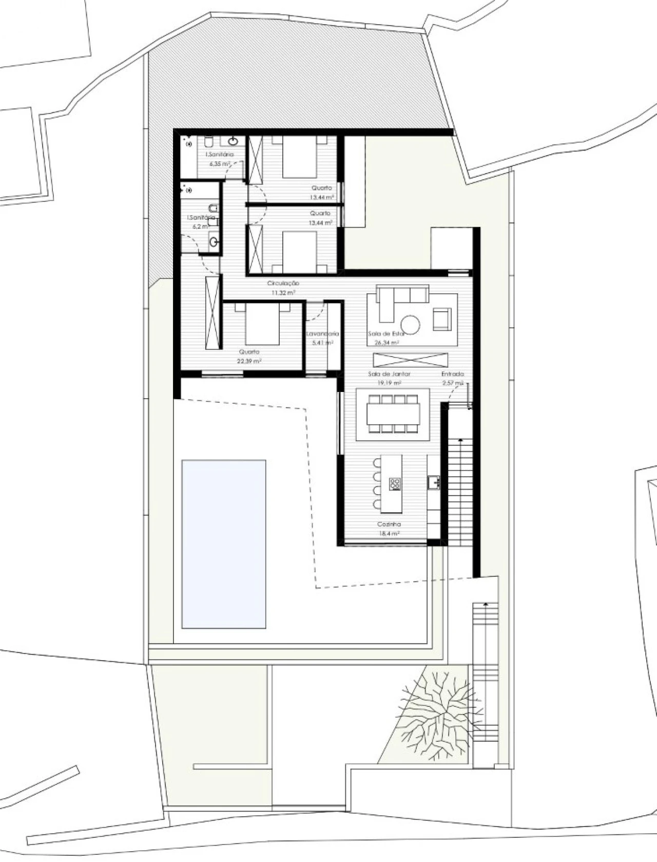 Moradia T3 para Venda em Estorãos Planta 3