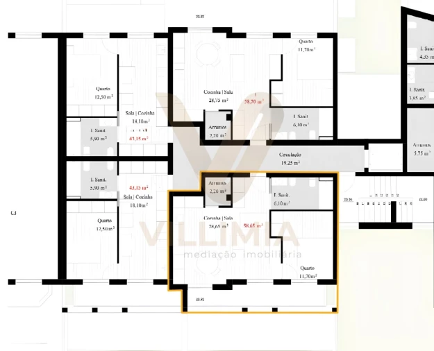 Apartamento T1 para Venda em Arcozelo Foto 9