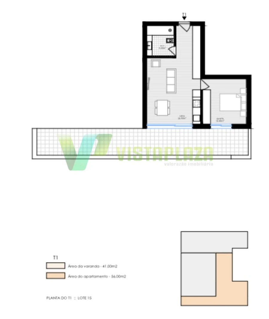 Apartamento T1 para Venda em Portimão Foto 16
