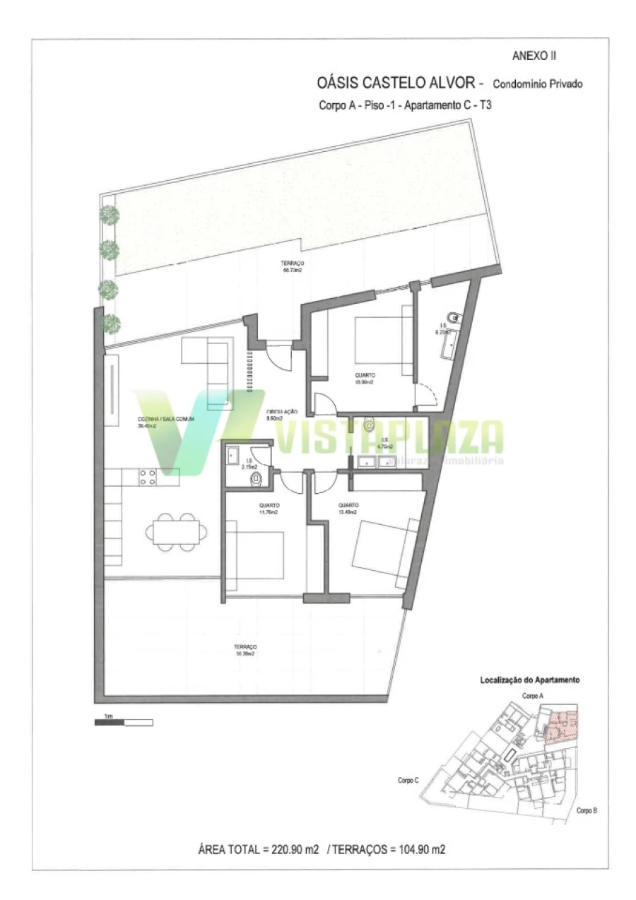 Apartamento T3 para Venda em Alvor Foto 17