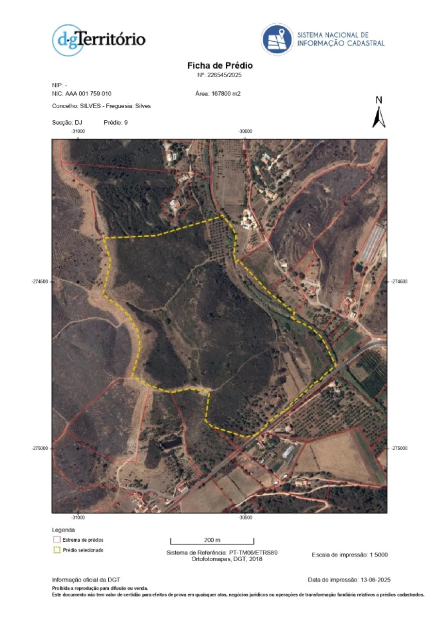 Quinta T6 para Venda em Silves Planta 1