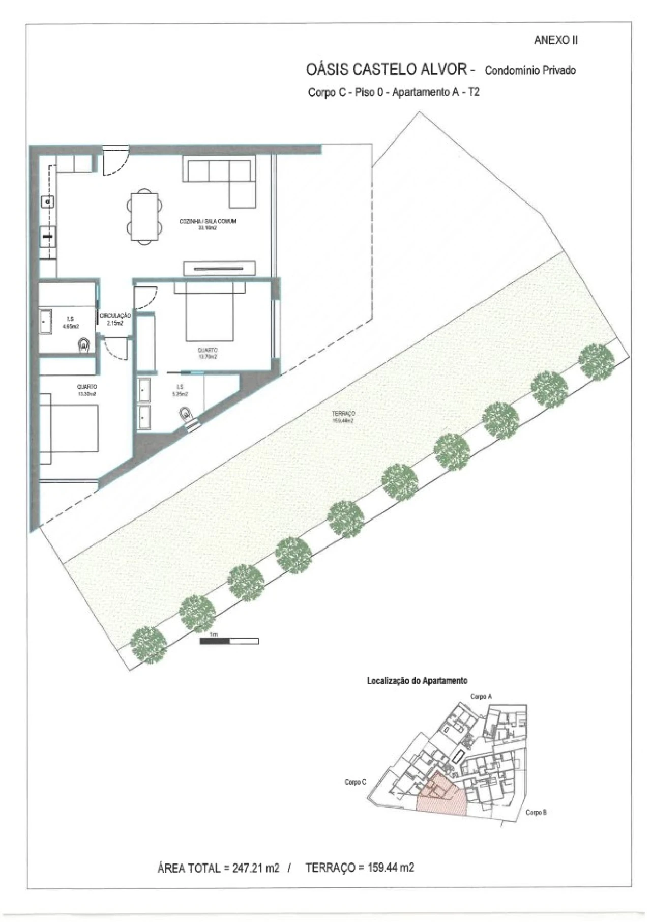Apartamento T2 para Venda em Alvor Planta 16