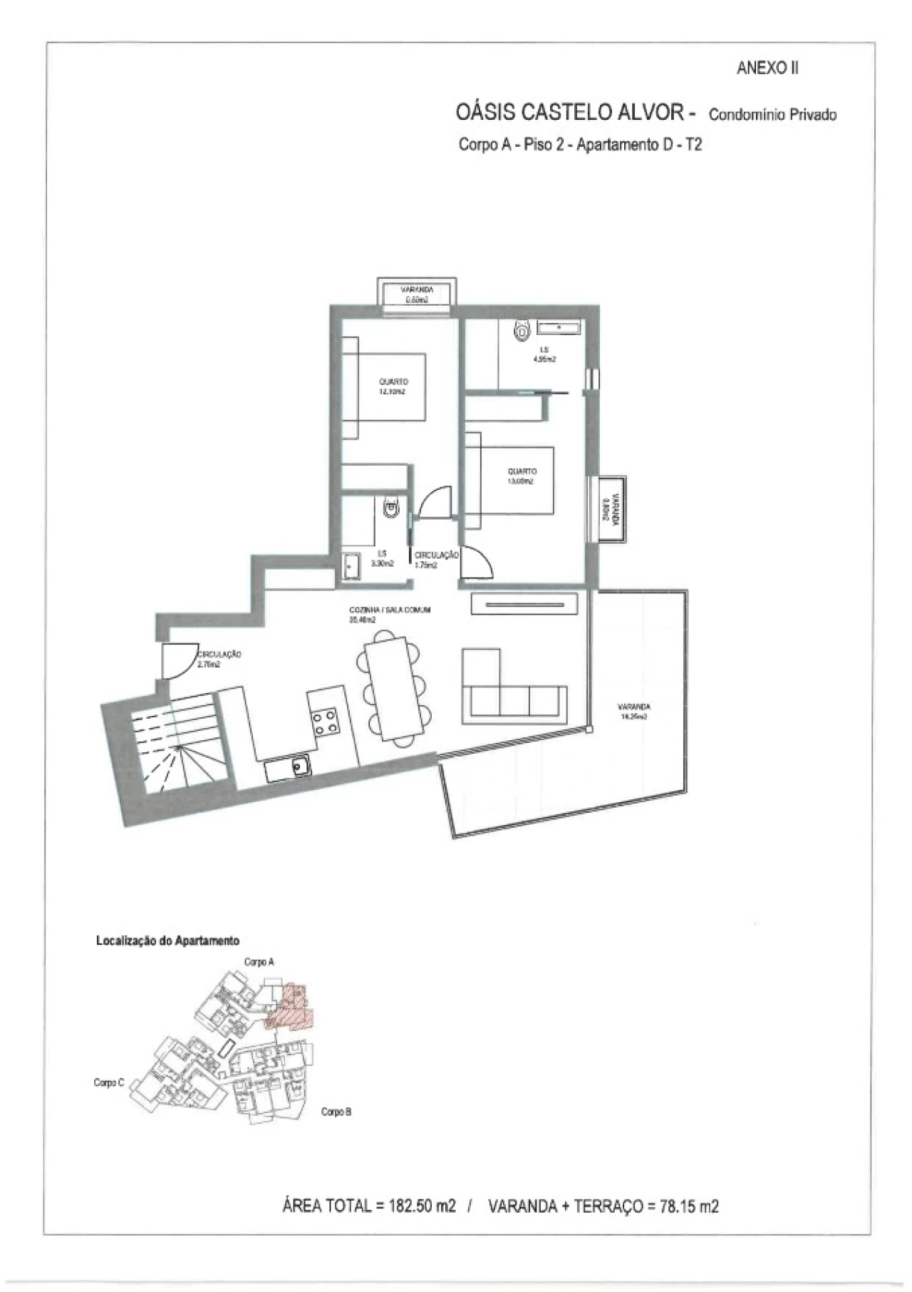 Apartamento T2 para Venda em Alvor Planta 25