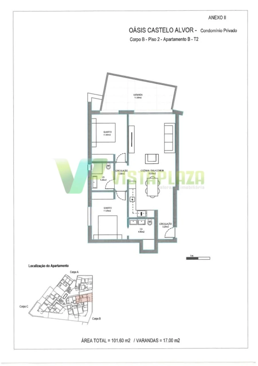Apartamento T2 para Venda em Alvor Foto 17