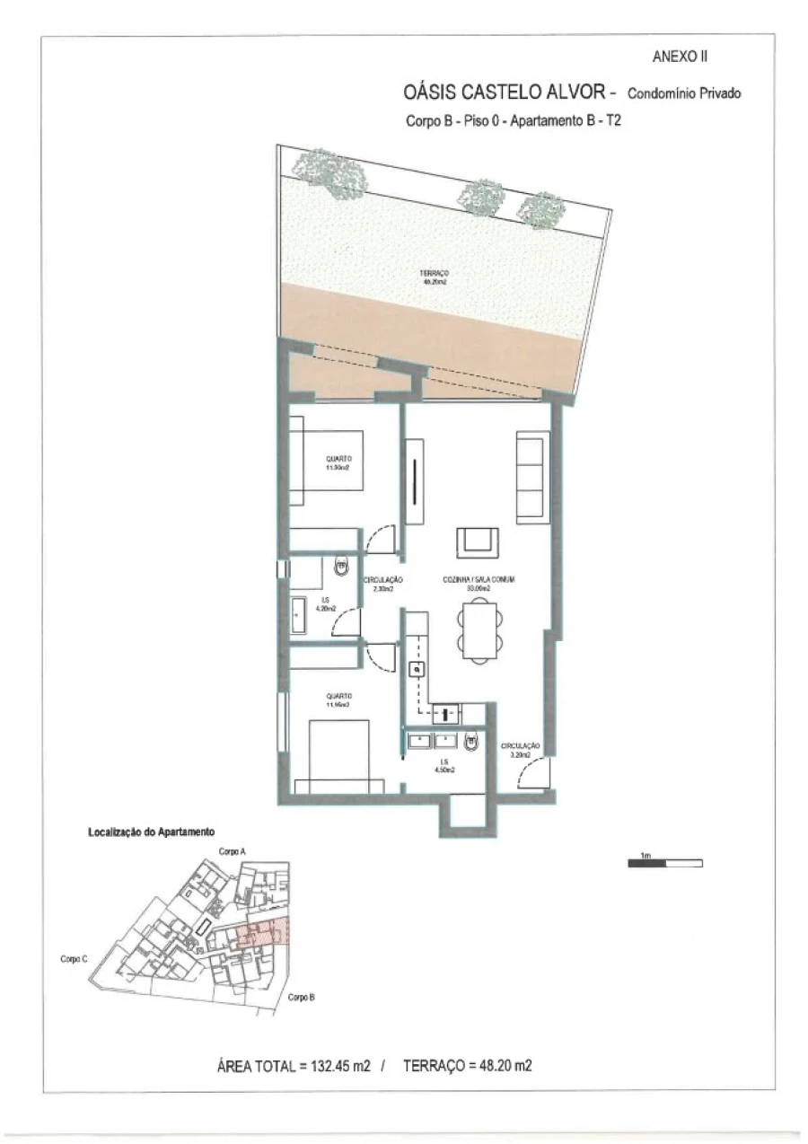 Apartamento T2 para Venda em Alvor Planta 10