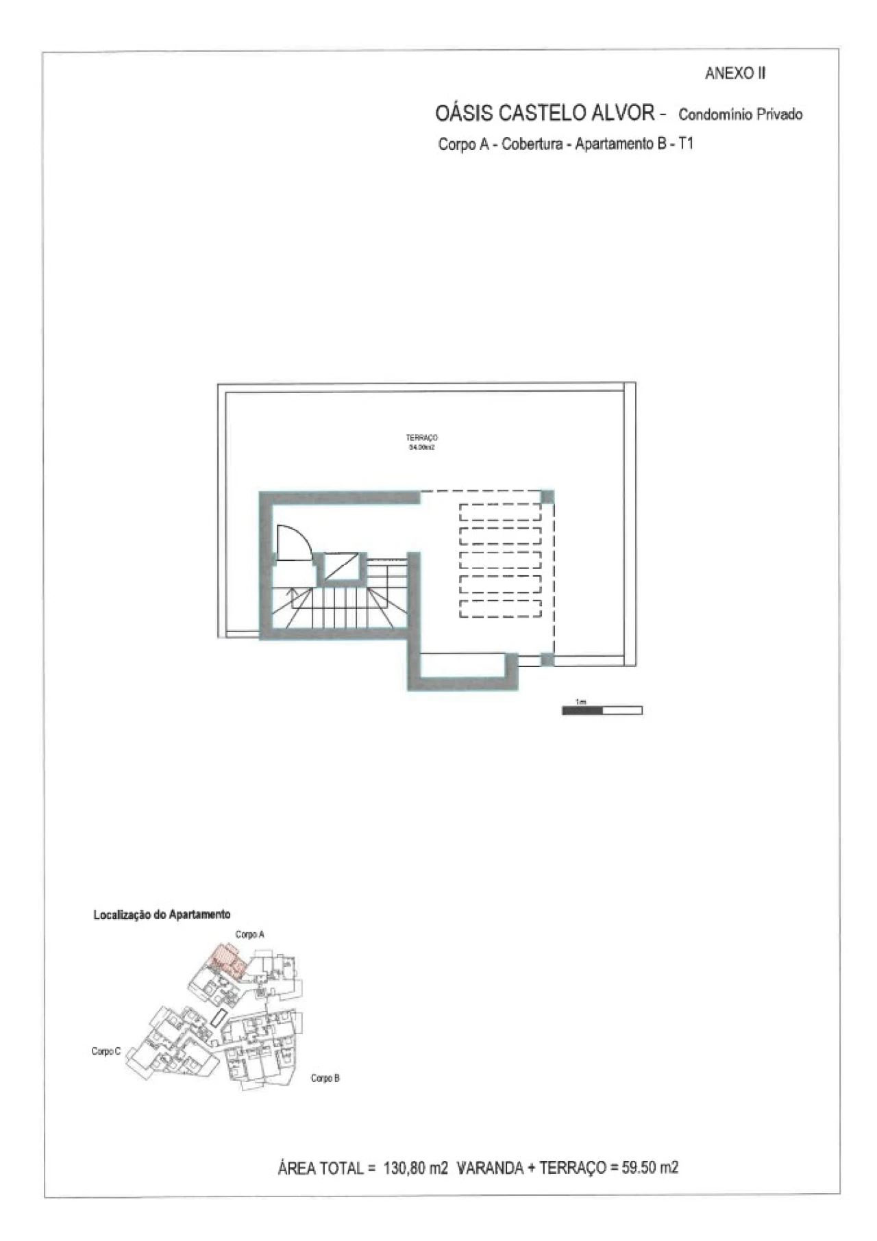 Apartamento T1 para Venda em Alvor Planta 2
