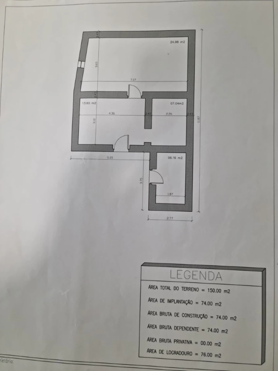 Terreno Agricola ou Rústico para Venda em Marmelete Planta 1