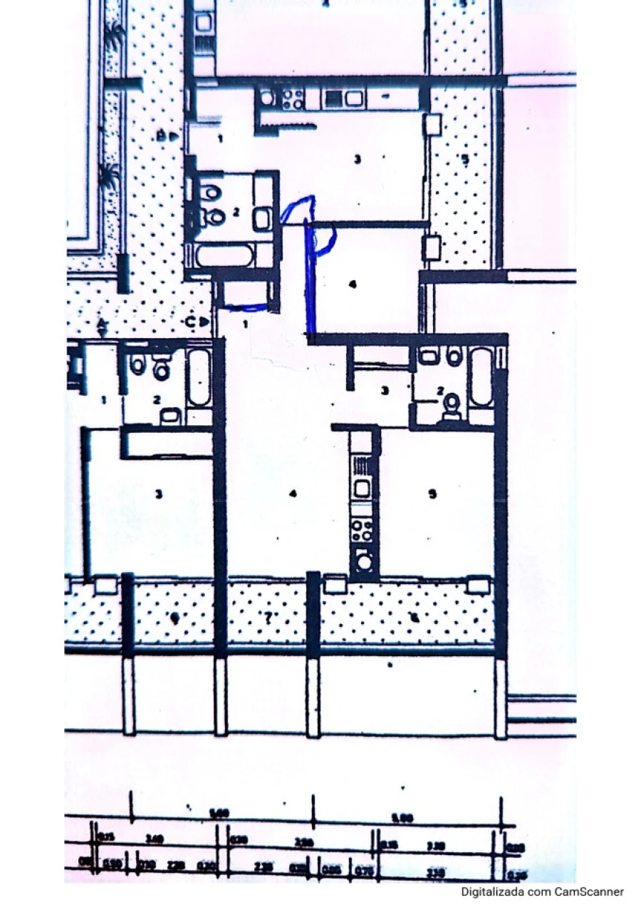 Apartamento T3 para Venda em Portimão Planta 1