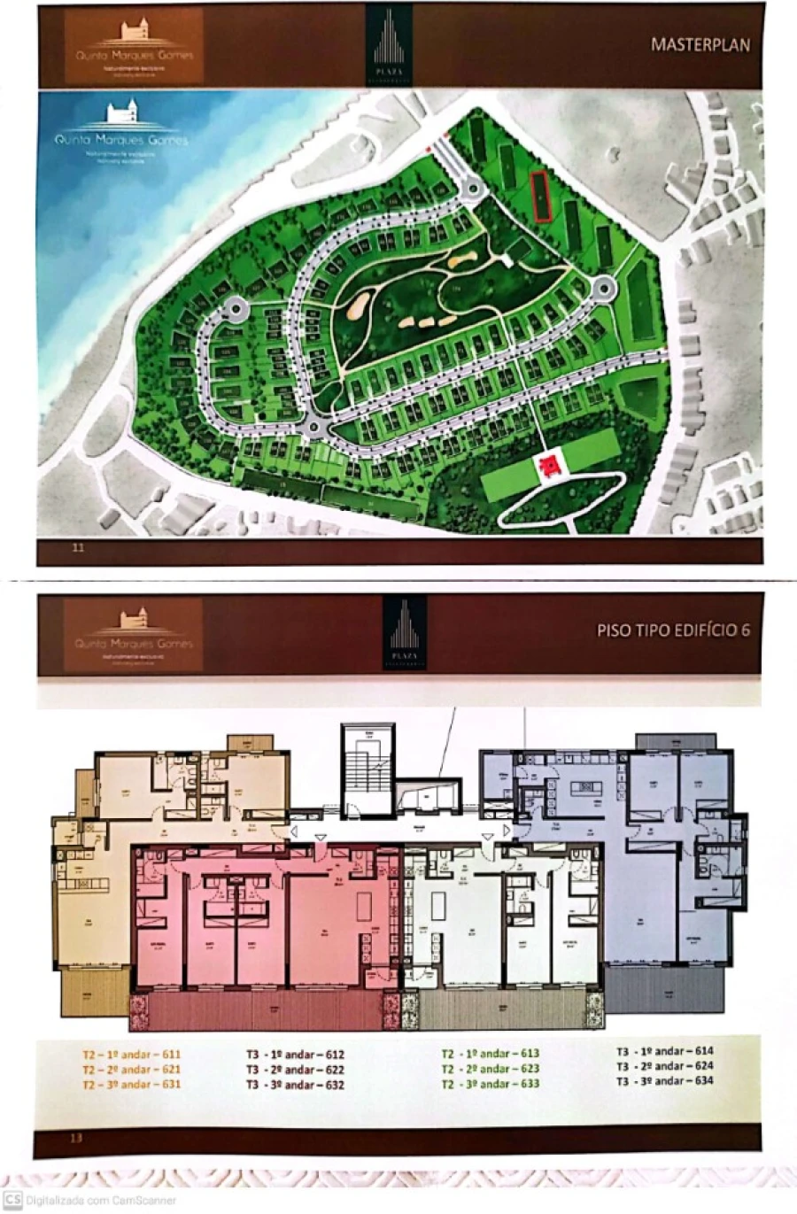 Apartamento T2 para Venda em Canidelo Planta 1
