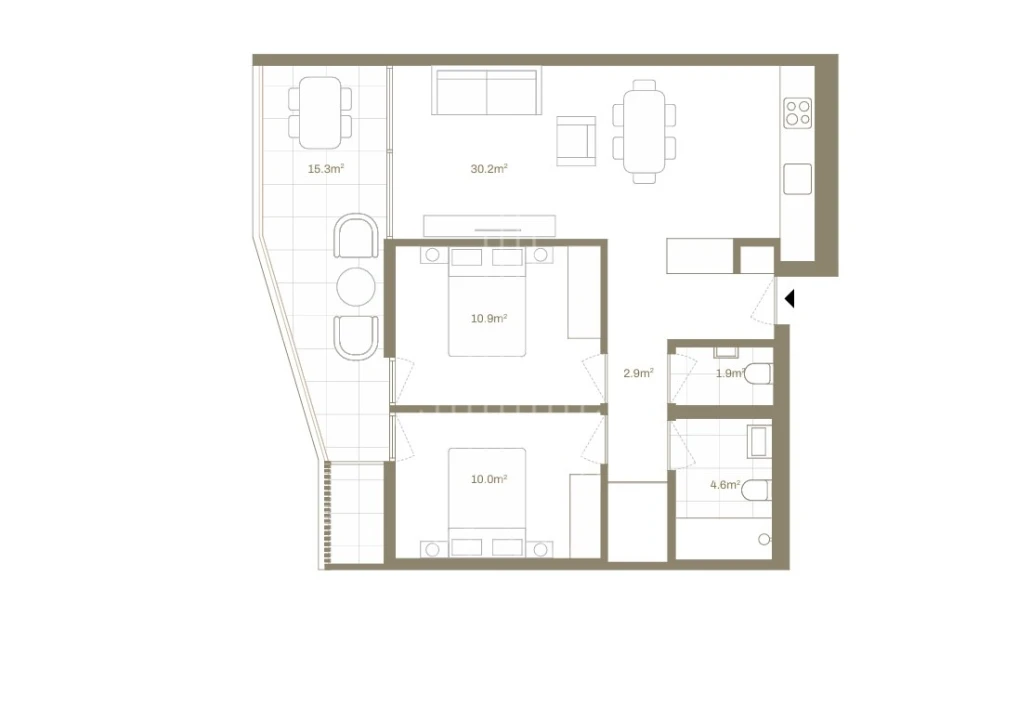 Apartamento T2 para Venda em Santa Marinha e São Pedro da Afurada Foto 8
