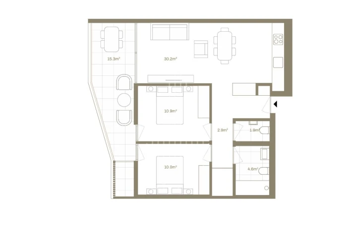 Apartamento T2 para Venda em Santa Marinha e São Pedro da Afurada Foto 8