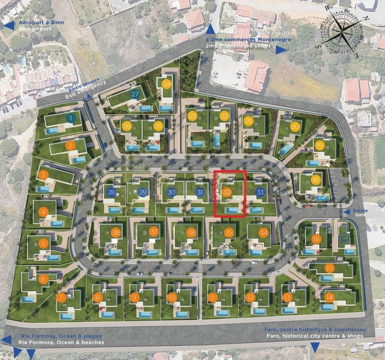 Moradia T4 para Venda em Montenegro Foto 22