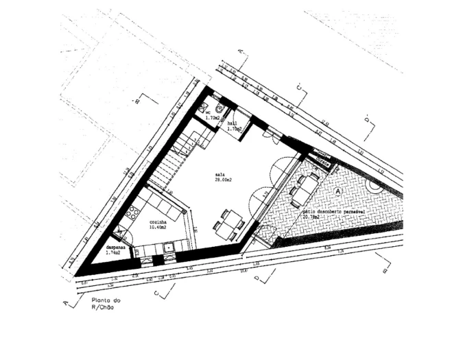 Moradia T2 para Venda em Tavira (Santa Maria e Santiago) Planta 1
