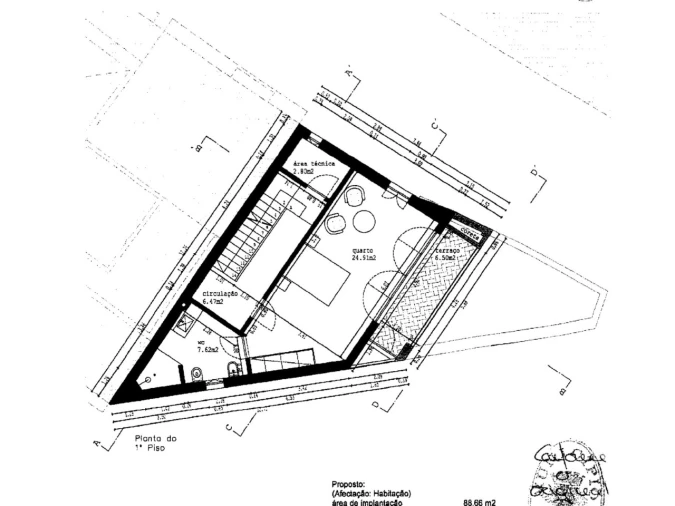 Moradia T2 para Venda em Tavira (Santa Maria e Santiago) Planta 2