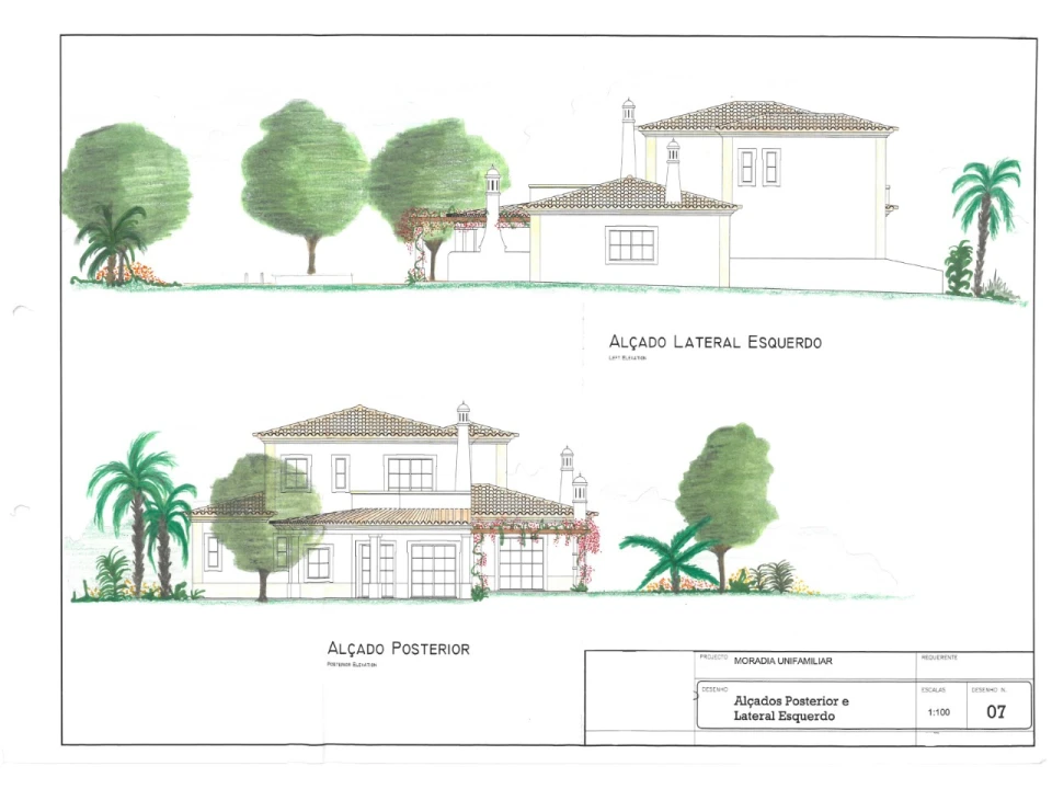 Moradia T4 para Venda em Quarteira Planta 8