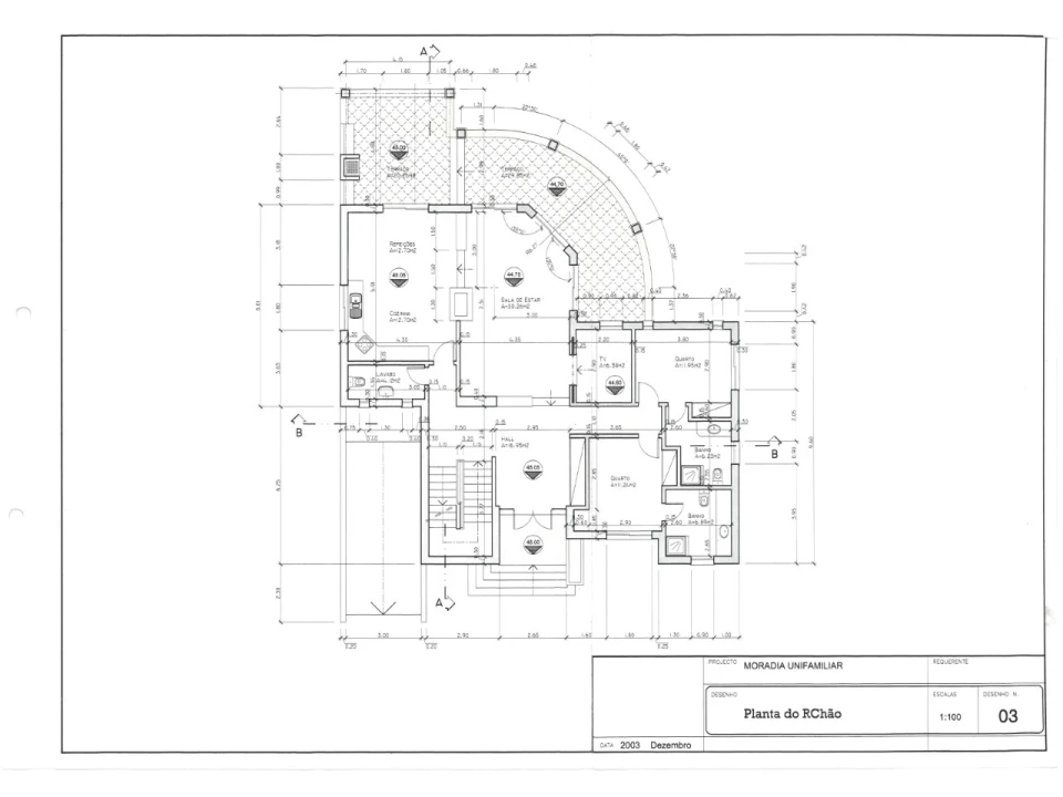 Moradia T4 para Venda em Quarteira Planta 3