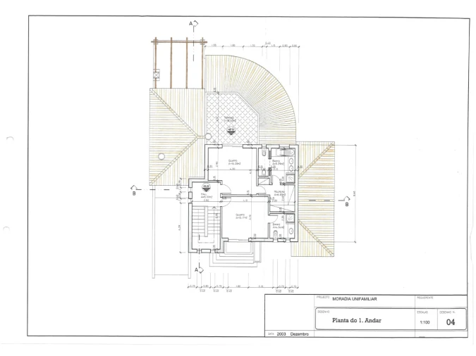 Moradia T4 para Venda em Quarteira Planta 4