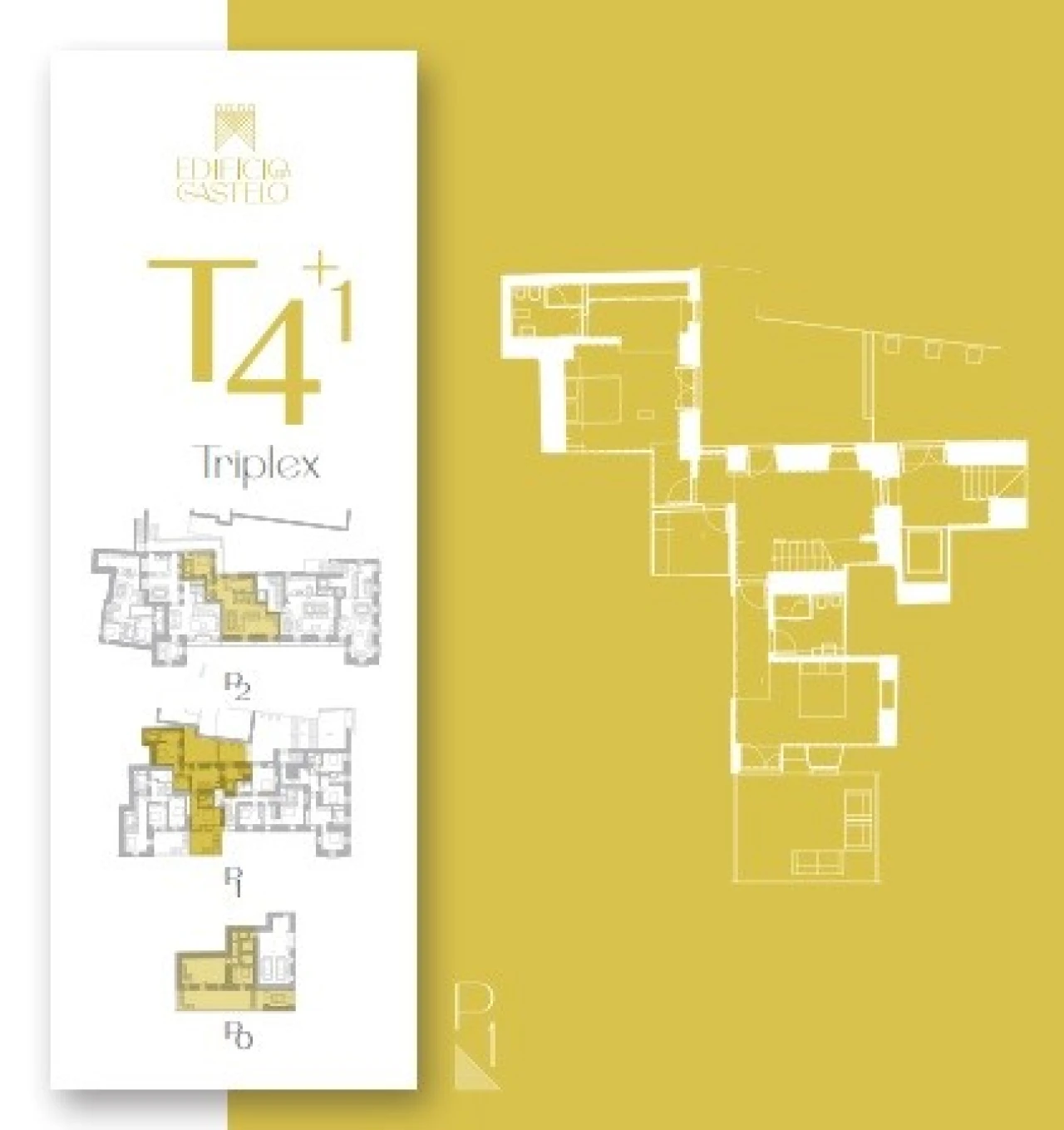 Apartamento T4 para Venda em Leiria, Pousos, Barreira e Cortes Planta 3