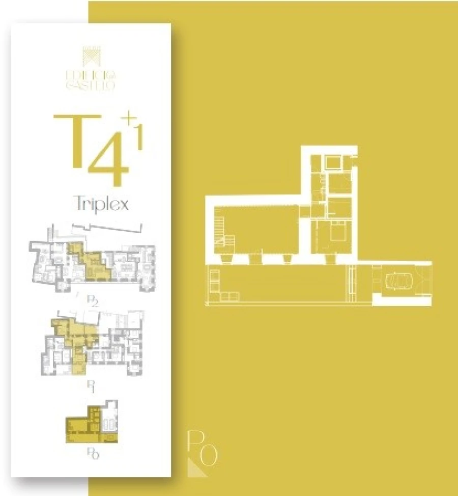 Apartamento T4 para Venda em Leiria, Pousos, Barreira e Cortes Planta 1