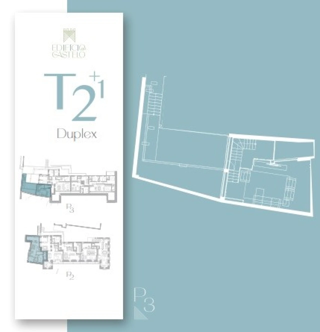 Apartamento T2 para Venda em Leiria, Pousos, Barreira e Cortes Planta 2