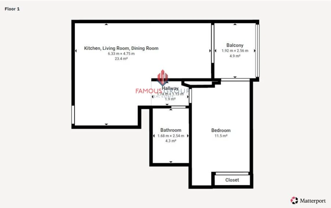 Apartamento T1 para Venda em Portimão Foto 34