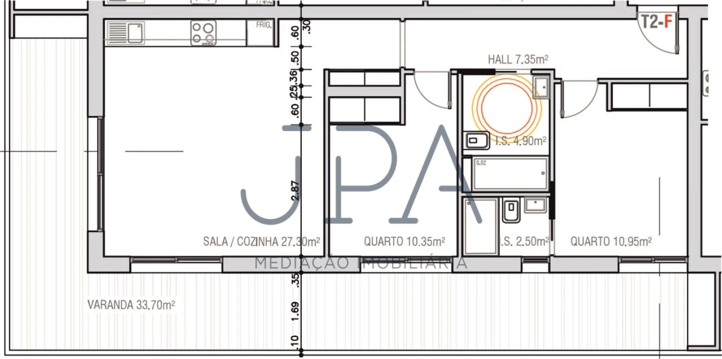 Apartamento T2 para Venda em Monte Gordo Foto 3