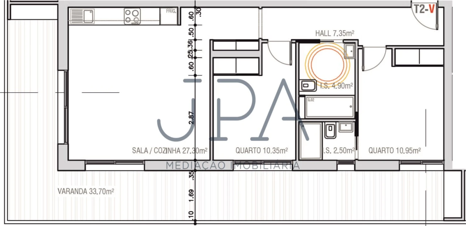 Apartamento T2 para Venda em Monte Gordo Foto 2