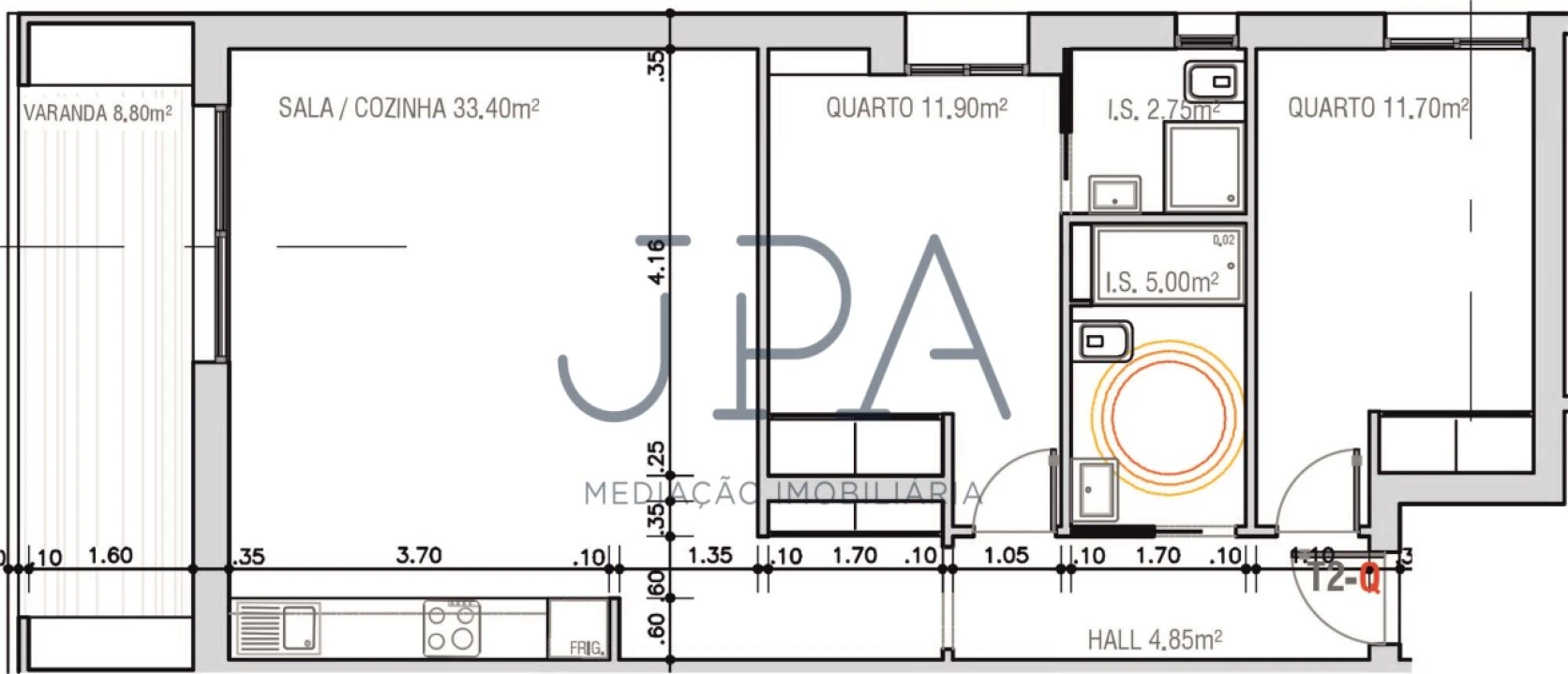 Apartamento T2 para Venda em Monte Gordo Foto 3