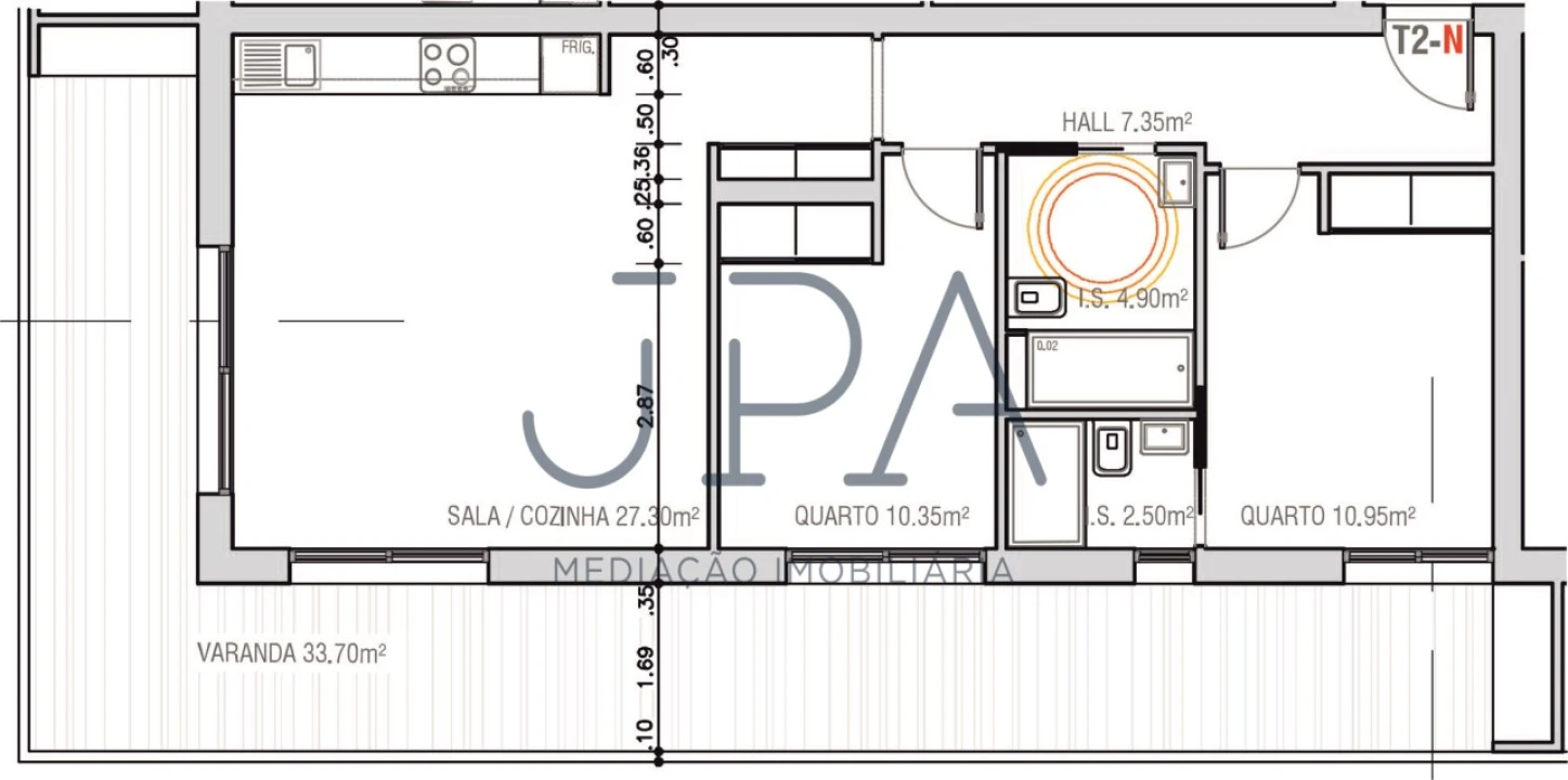 Apartamento T2 para Venda em Monte Gordo Foto 2