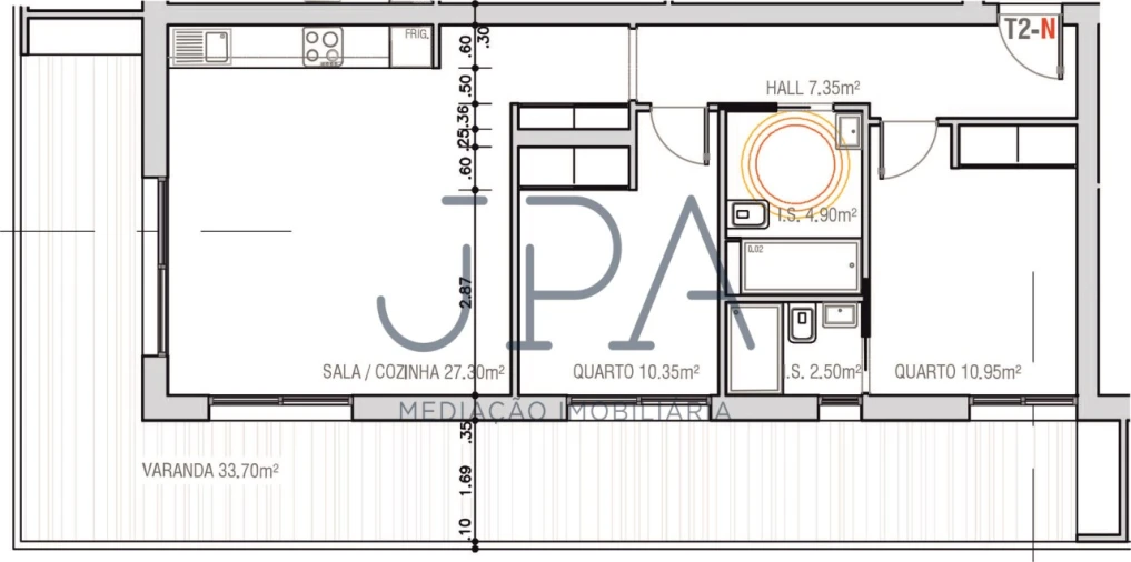 Apartamento T2 para Venda em Monte Gordo Foto 2