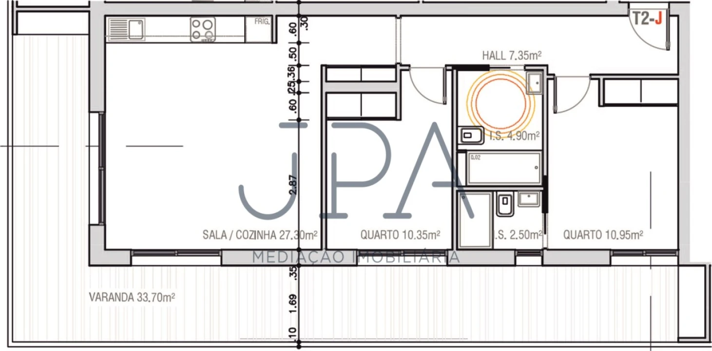 Apartamento T2 para Venda em Monte Gordo Foto 2