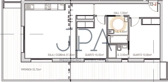 Apartamento T2 para Venda em Monte Gordo