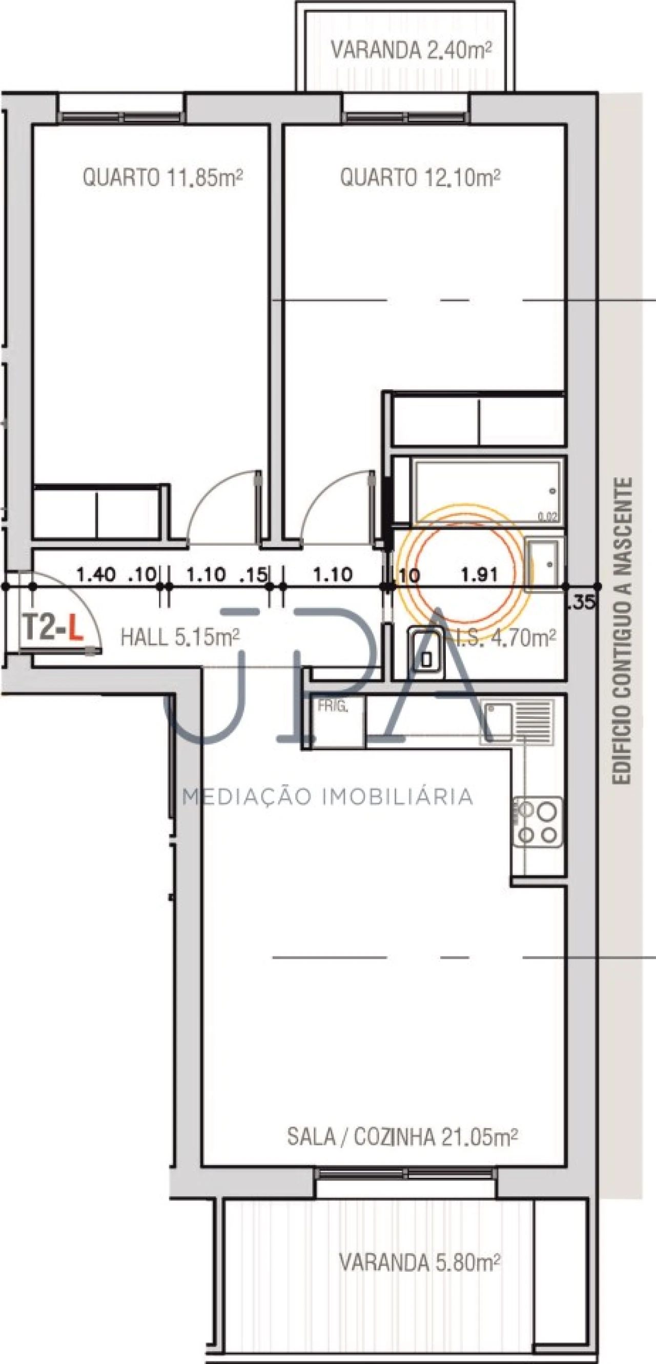 Apartamento T2 para Venda em Monte Gordo Foto 2