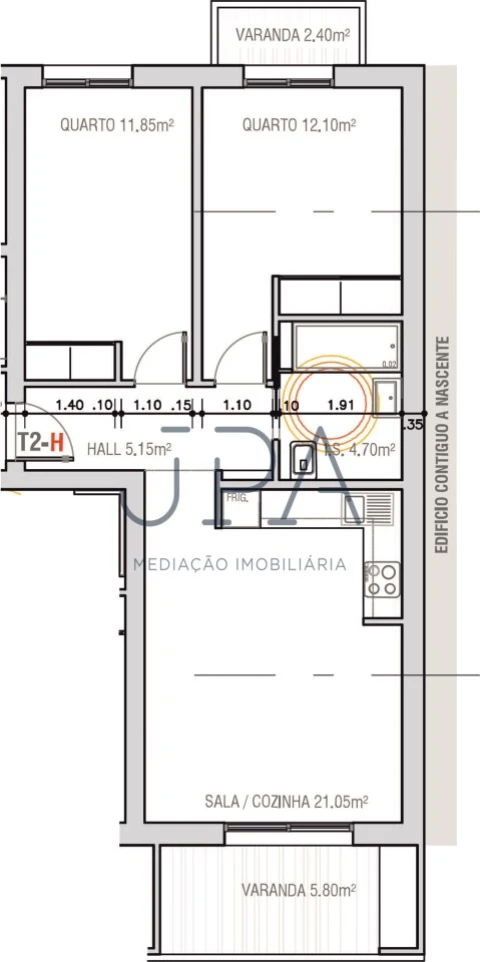 Apartamento T2 para Venda em Monte Gordo