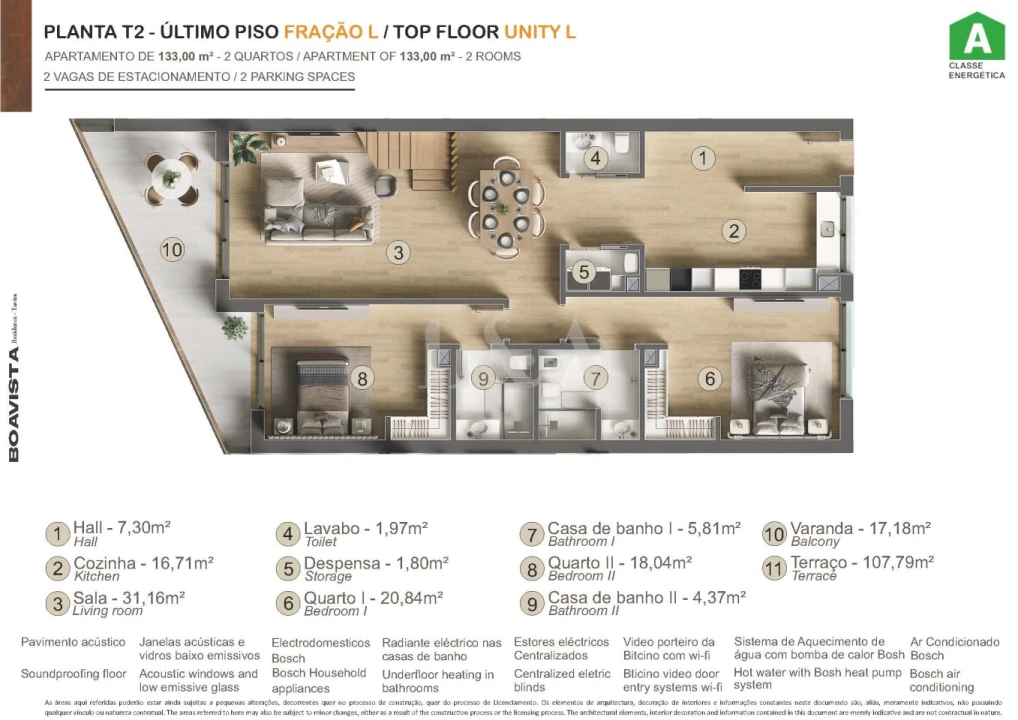 Apartamento T2 para Venda em Tavira (Santa Maria e Santiago) Foto 22