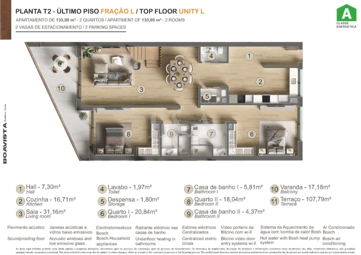 Apartamento T2 para Venda em Tavira (Santa Maria e Santiago) Foto 22