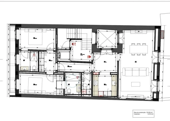 Apartamento T2 para Venda em Estrela Planta 1