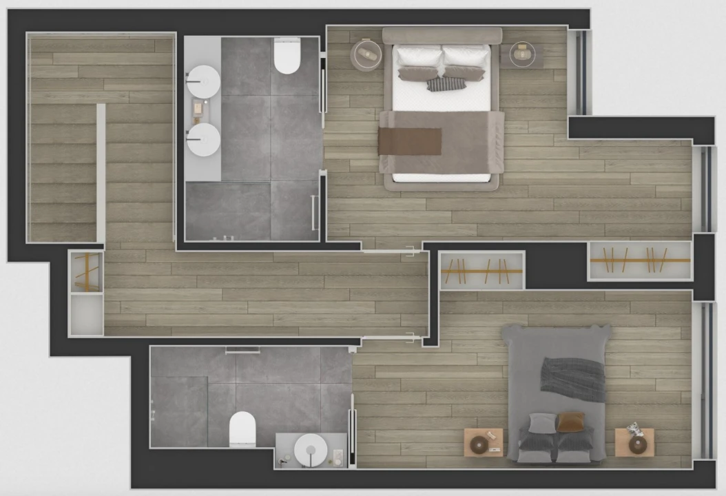Apartamento T2 para Venda em Avenidas Novas Planta 2