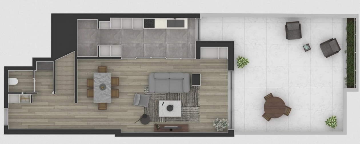Apartamento T2 para Venda em Avenidas Novas Planta 1
