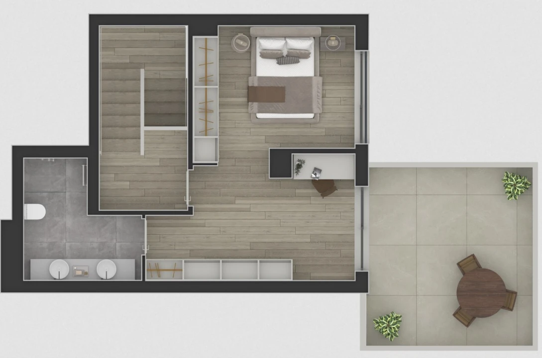 Apartamento T1 para Venda em Avenidas Novas Planta 2