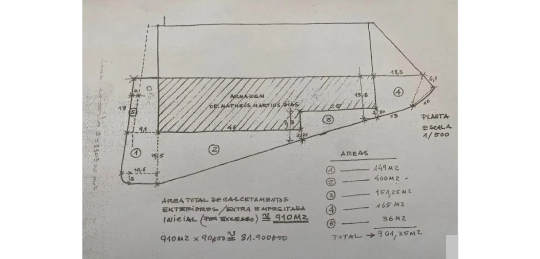 Armazém para Venda em Matosinhos e Leça da Palmeira Planta 1