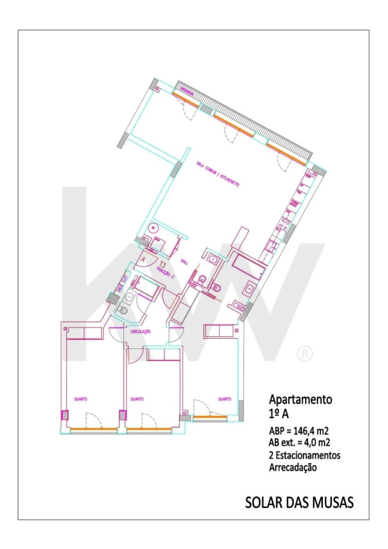 Apartamento T3 para Venda em Alcantara Foto 36