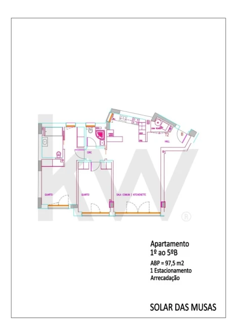 Apartamento T2 para Venda em Alcantara