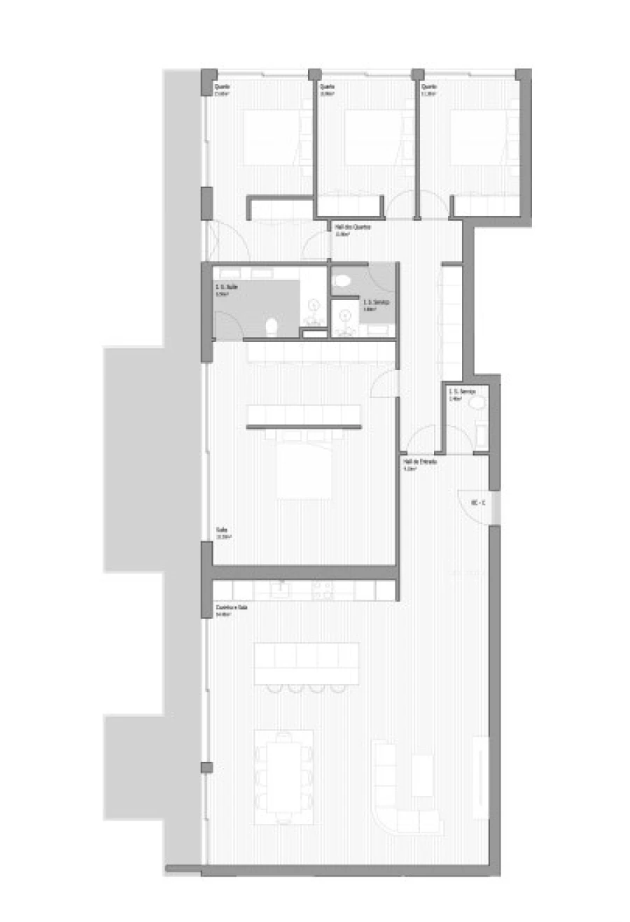 Apartamento T4 para Venda em Valongo Planta 1