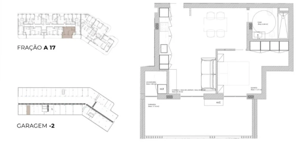 Apartamento T1 para Venda em Oliveira do Douro Planta 1