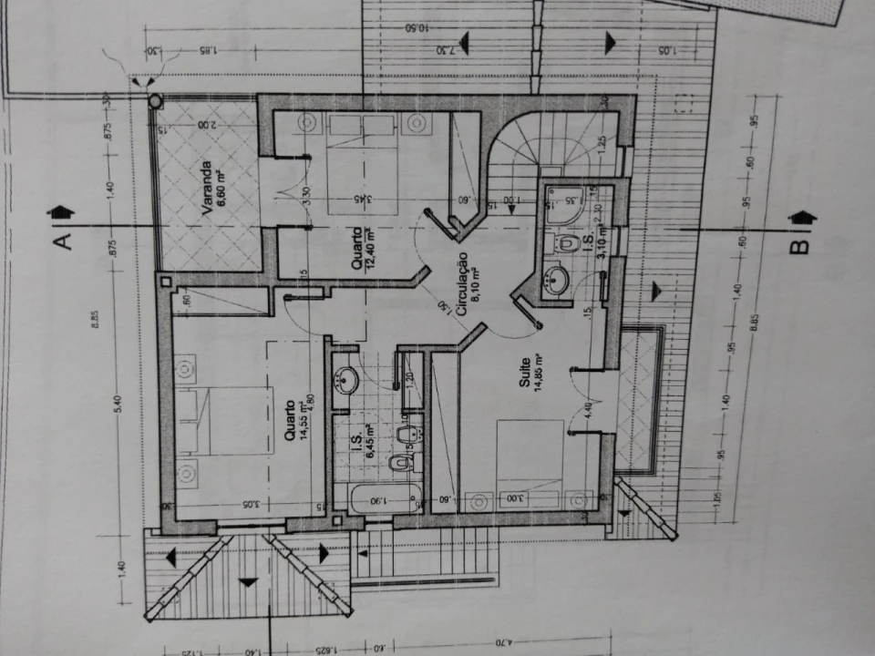 Moradia T4 para Arrendamento em São Pedro da Cadeira Planta 2