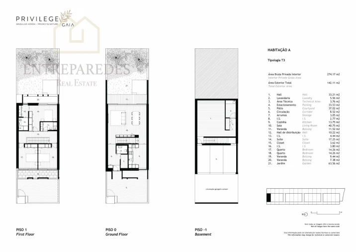 Moradia T3 para Venda em Arcozelo Foto 14