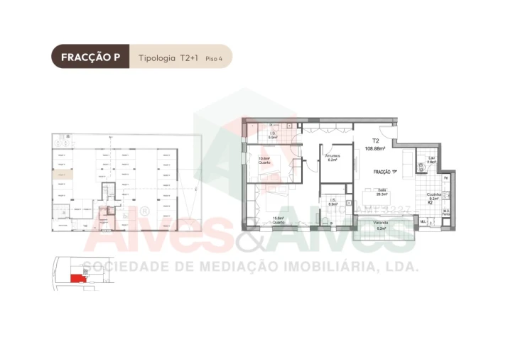 Apartamento T2 para Venda em Aguas Santas Foto 11