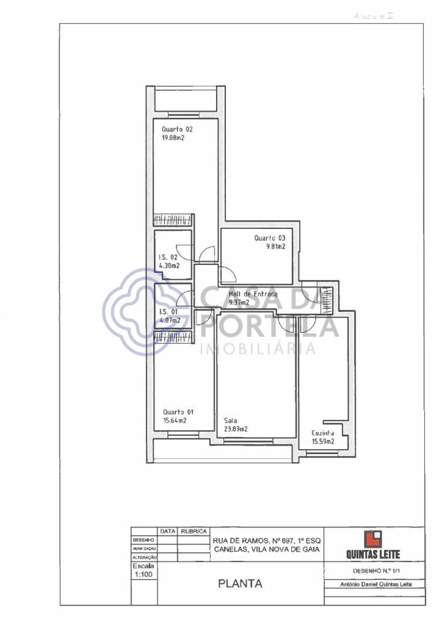 Apartamento T3 para Venda em Canelas Foto 16